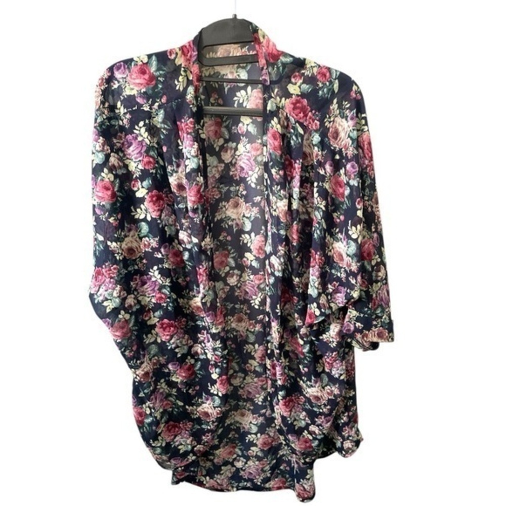TeenBell Pink and Blue Robe cardigan.